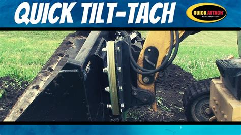 quick tilt tach skid steer attachment|bobcat tilt tach for sale.